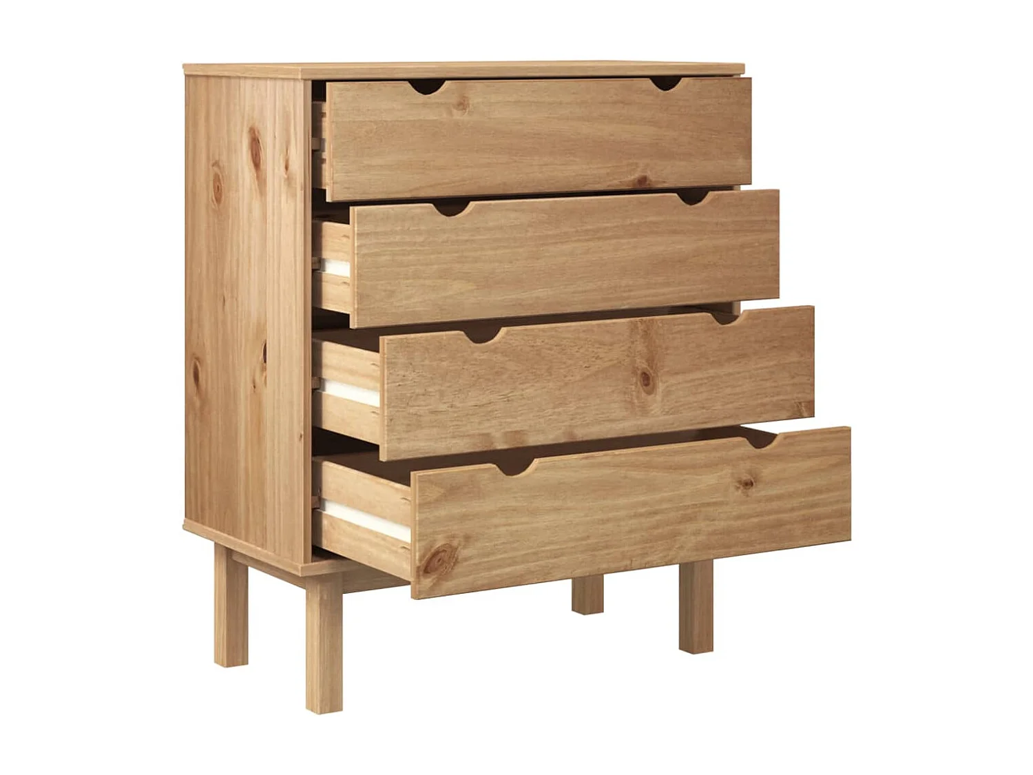 Commode  76,5x39,5x90 cm Bois de pin massif