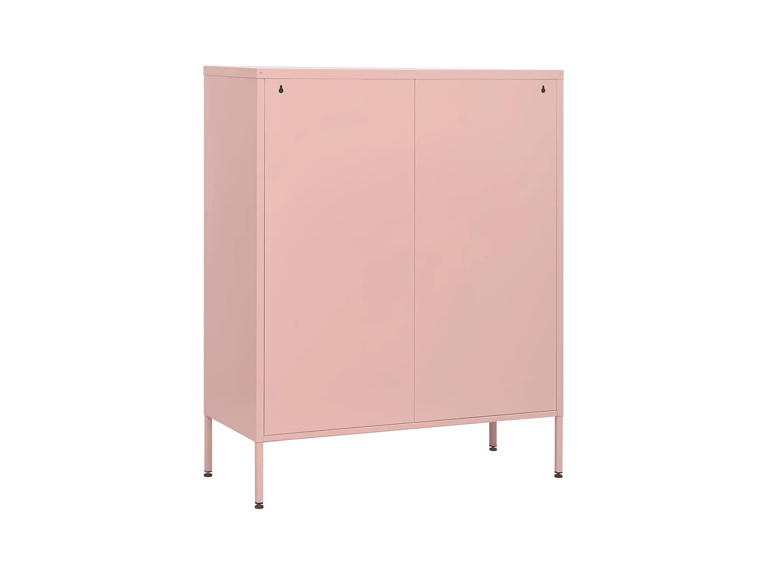 Cómoda rosa 80x35x101,5 cm Acero