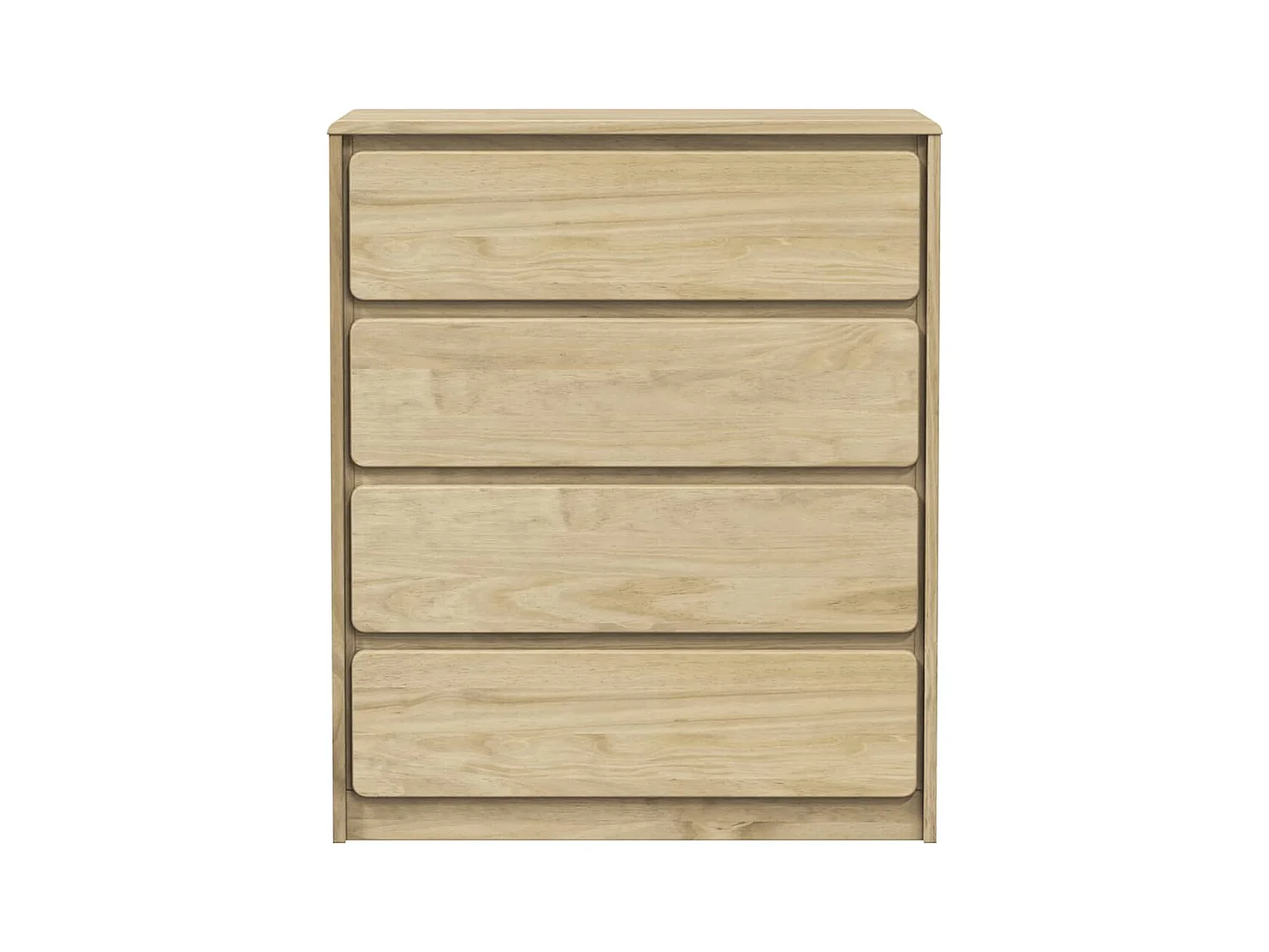 ladekast eiken 76,5x39x91 cm massief grenenhout