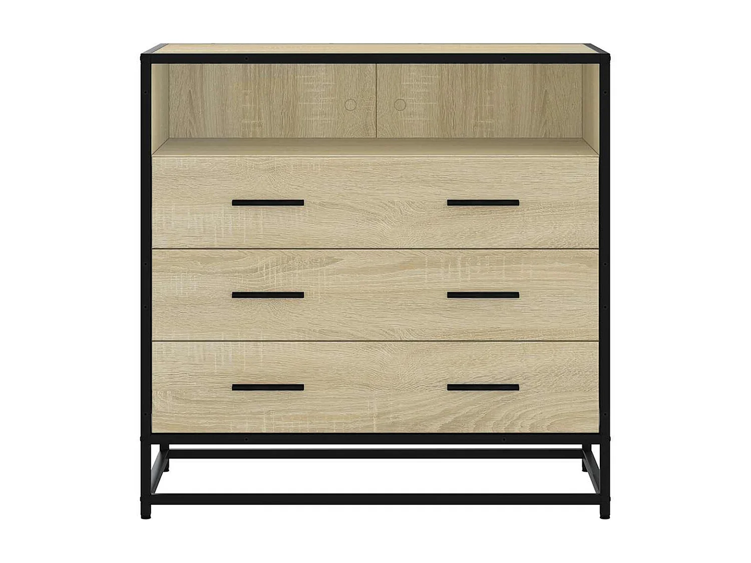 Commode chêne sonoma 70x41x70 cm bois d'ingénierie