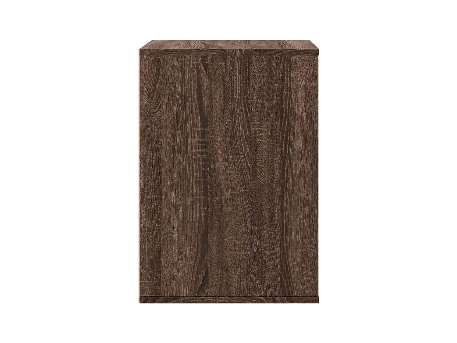 Bruine eikenhouten hoekladekast 60x41x58 cm bewerkt hout