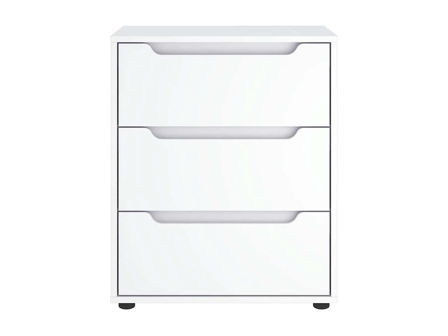 Buffet  blanc 60x40x73 cm bois d'ingénierie