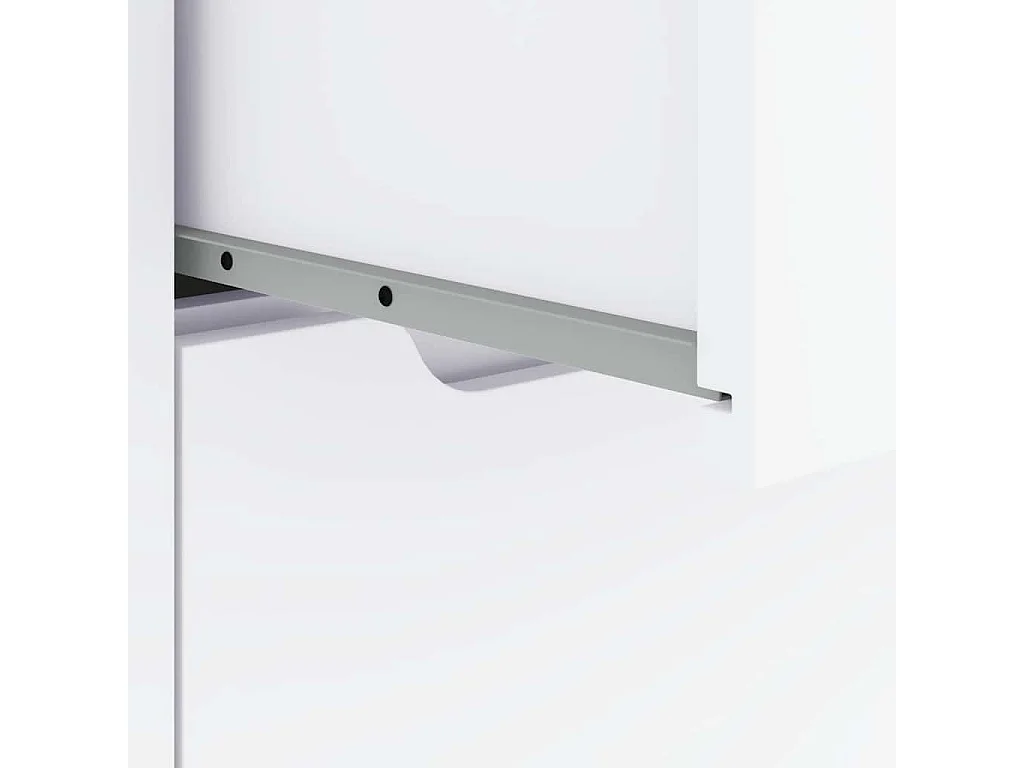 Buffet  blanc 60x40x73 cm bois d'ingénierie