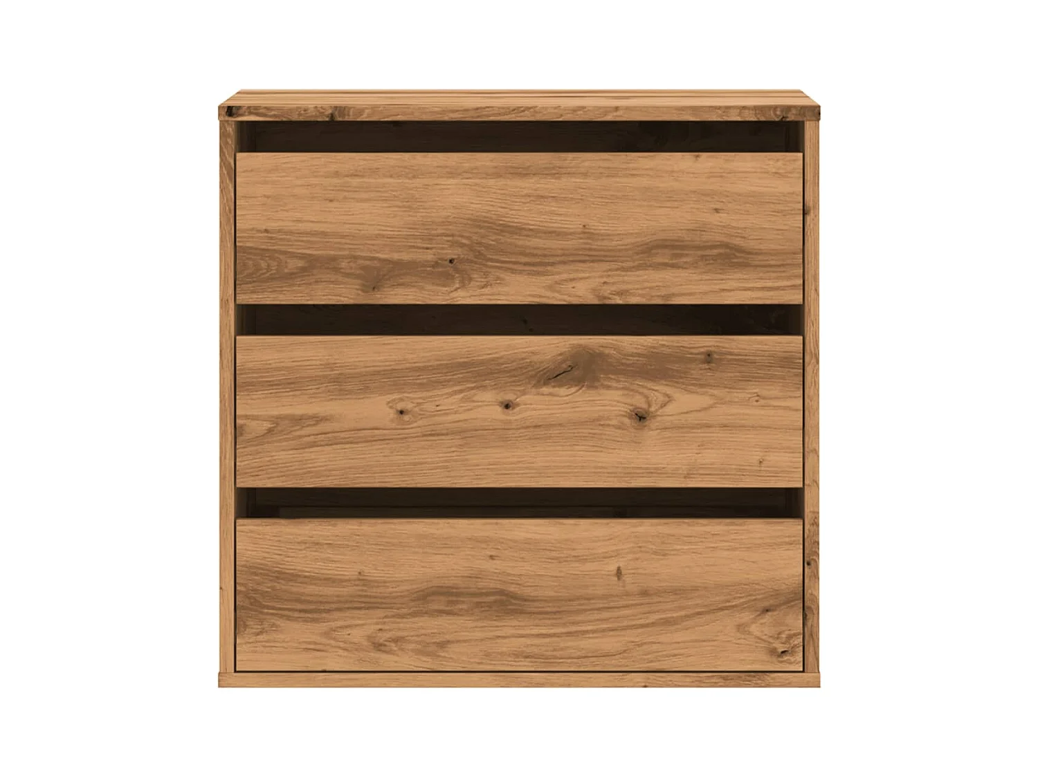Handgemaakte eikenhouten hoekkast 60x41x58 cm van bewerkt hout