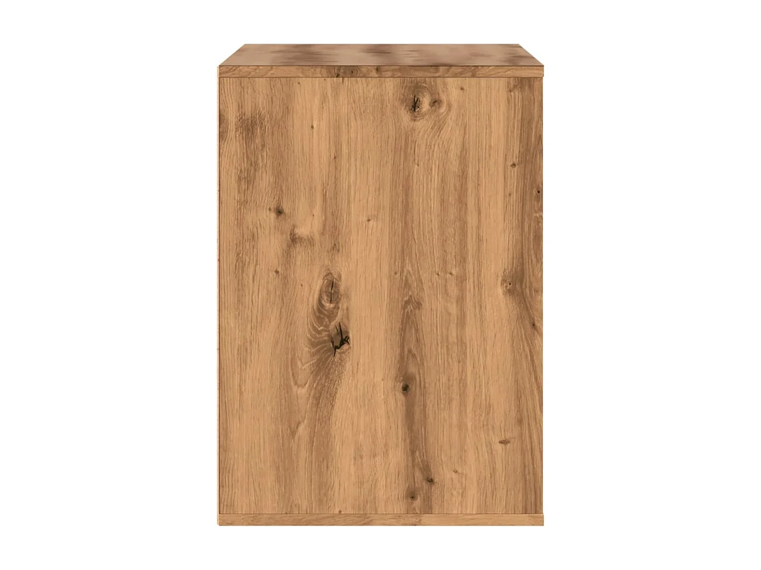 Commode d'angle chêne artisanal 80x41x58 cm bois d'ingénierie