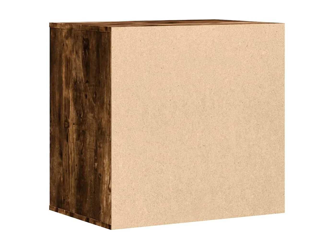 Commode d'angle chêne fumé 60x41x58 cm bois d'ingénierie