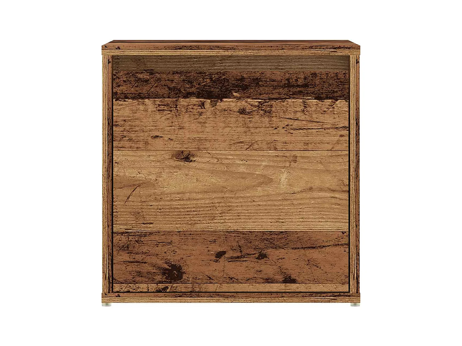 Tiroir boîte vieux bois 40,5x40x40 cm bois d'ingénierie