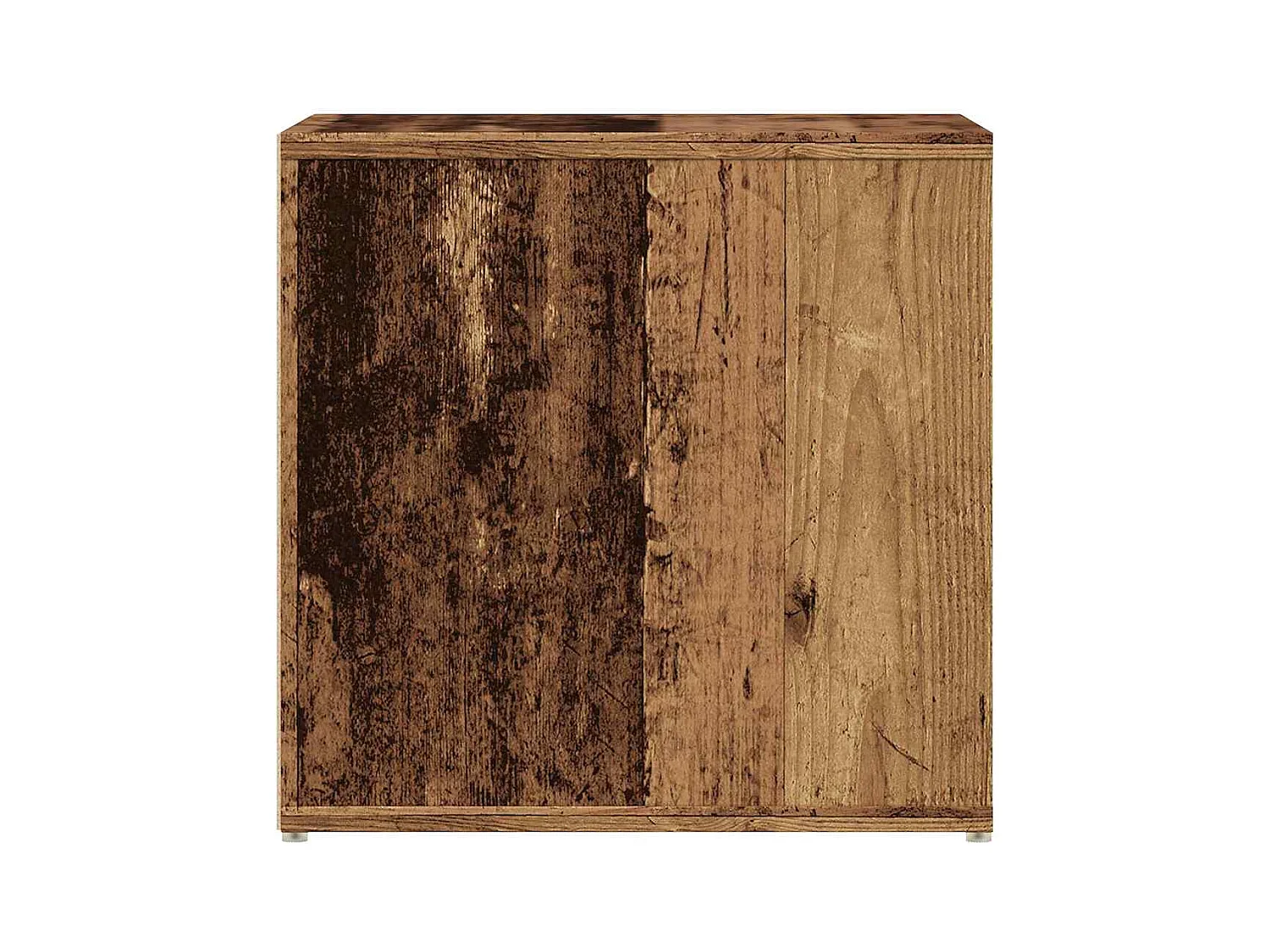 Tiroir boîte vieux bois 40,5x40x40 cm bois d'ingénierie