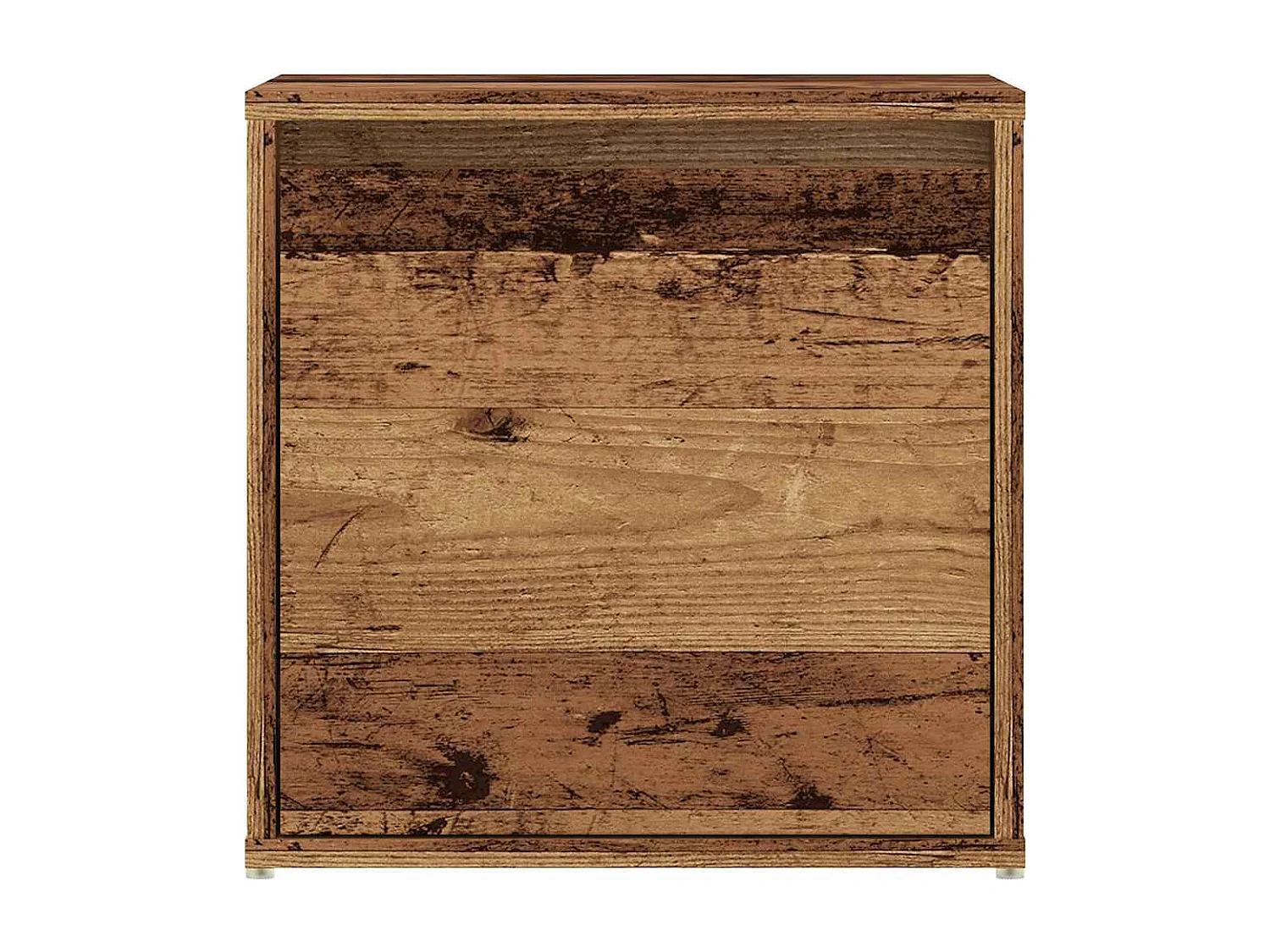 Tiroir boîte vieux bois 40,5x40x40 cm bois d'ingénierie