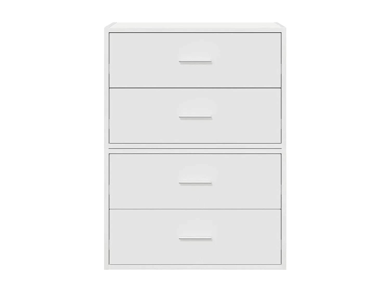 Armoires avec 2 tiroirs 2pcs blanc 60x31x40cm bois d'ingénierie