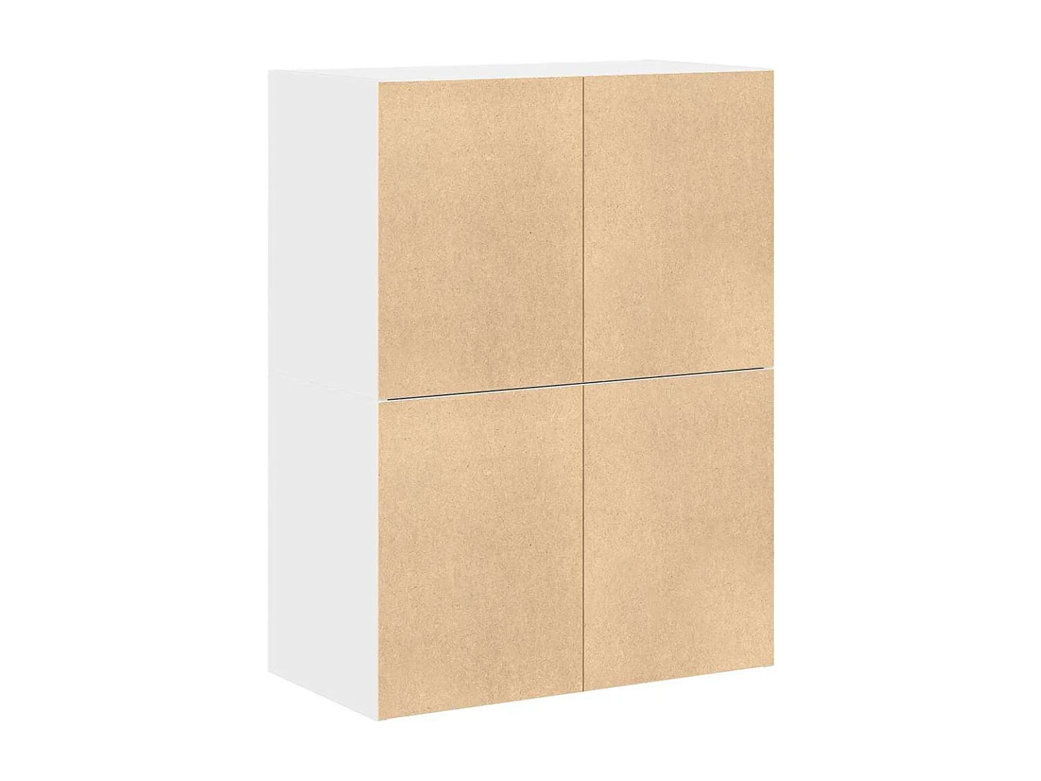 Armoires avec 2 tiroirs 2pcs blanc 60x31x40cm bois d'ingénierie