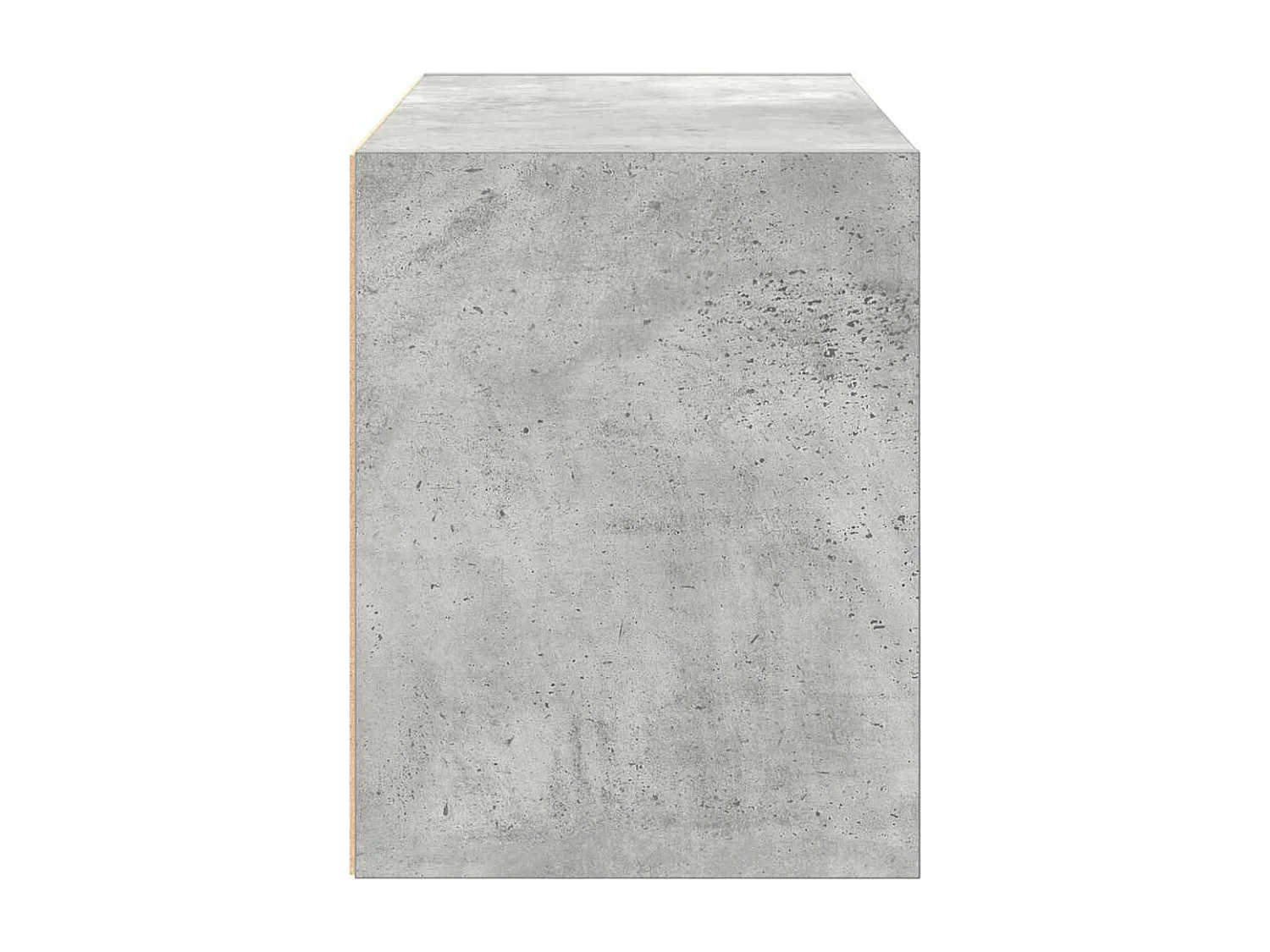 Armoire avec 2 tiroirs gris béton 60x31x40 cm bois d'ingénierie