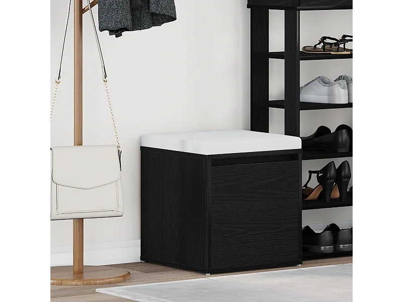 Tiroir en Bois Noir 40,5x40x40 cm en Bois d'Ingénierie