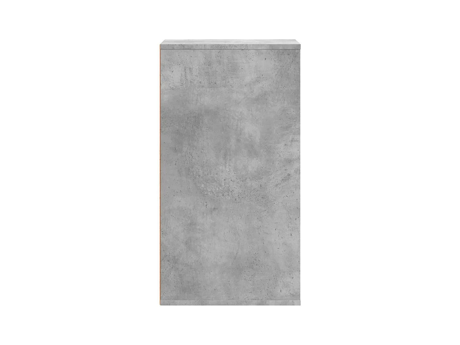 Betongrijze hoekladekast 40x41x76 cm bewerkt hout