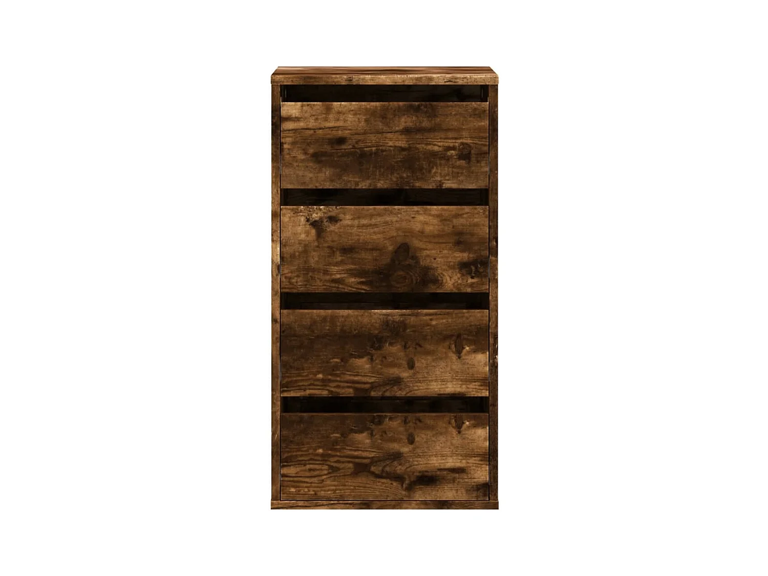 Oude houten hoekladekast 40x41x76 cm bewerkt hout