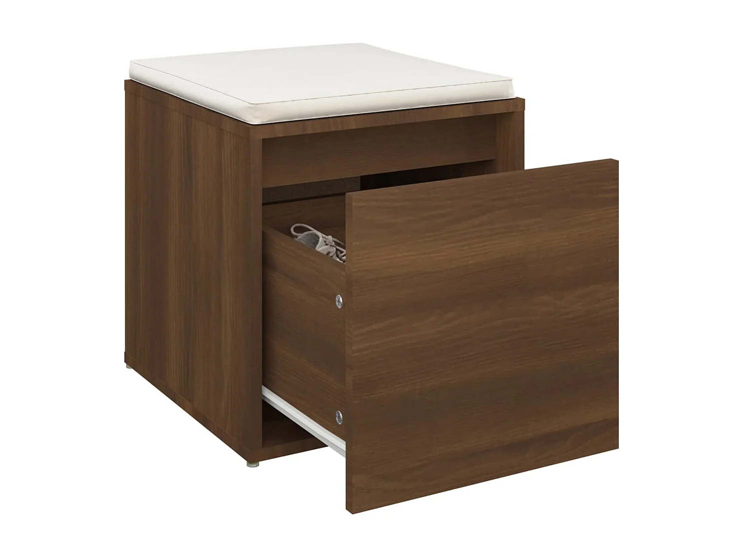 Tiroir boîte Chêne marron 40,5x40x40 cm Bois d'ingénierie