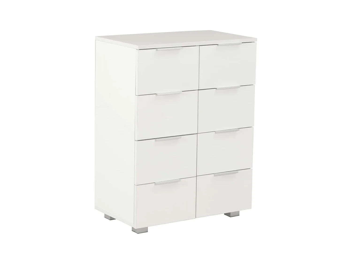 Dressoir Glanzend wit 60x35x80 cm Technisch hout