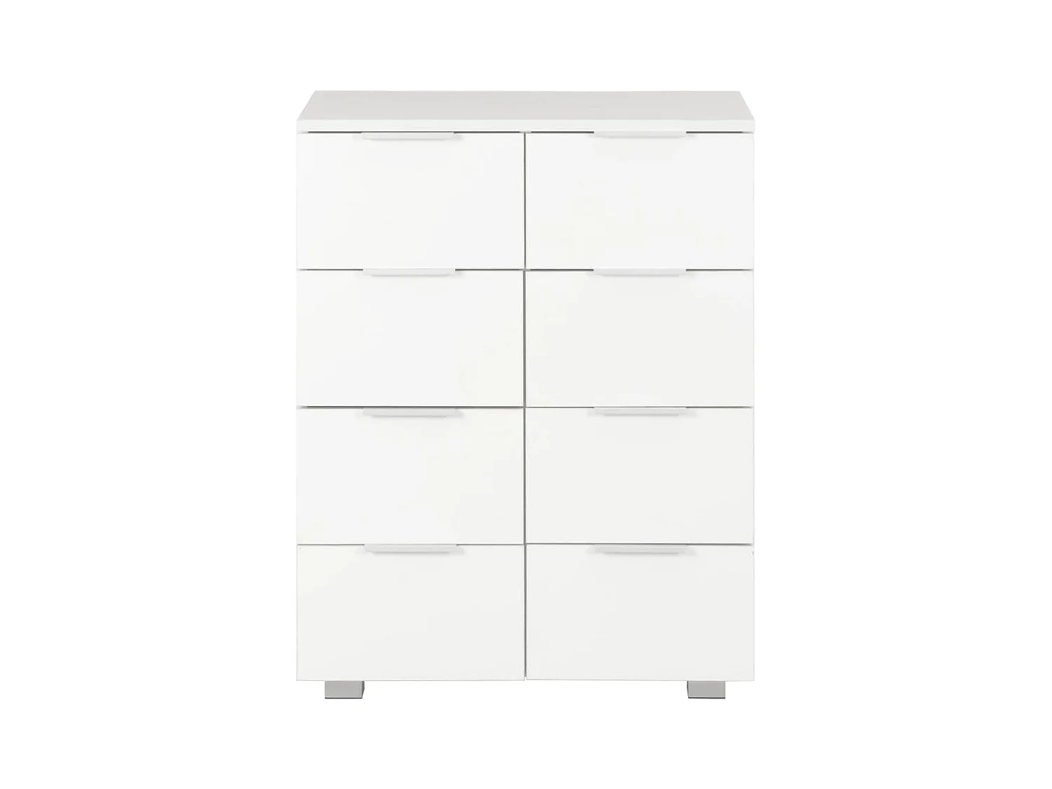 Dressoir Glanzend wit 60x35x80 cm Technisch hout