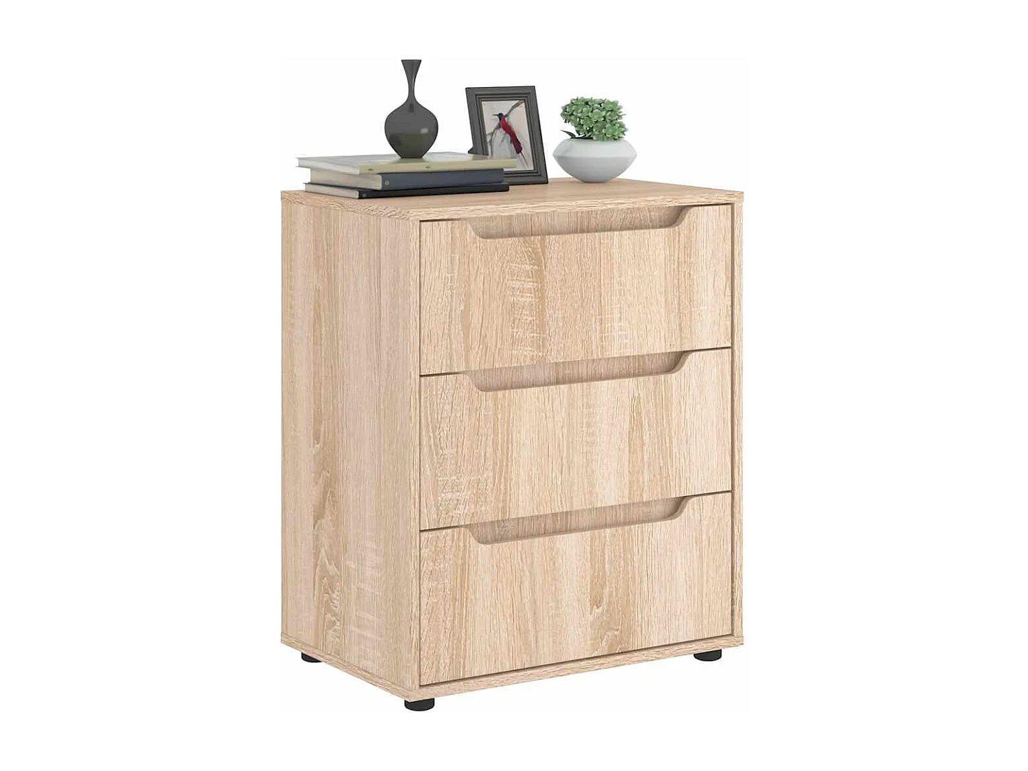 Buffet  chêne sonoma 60x40x73 cm bois d'ingénierie