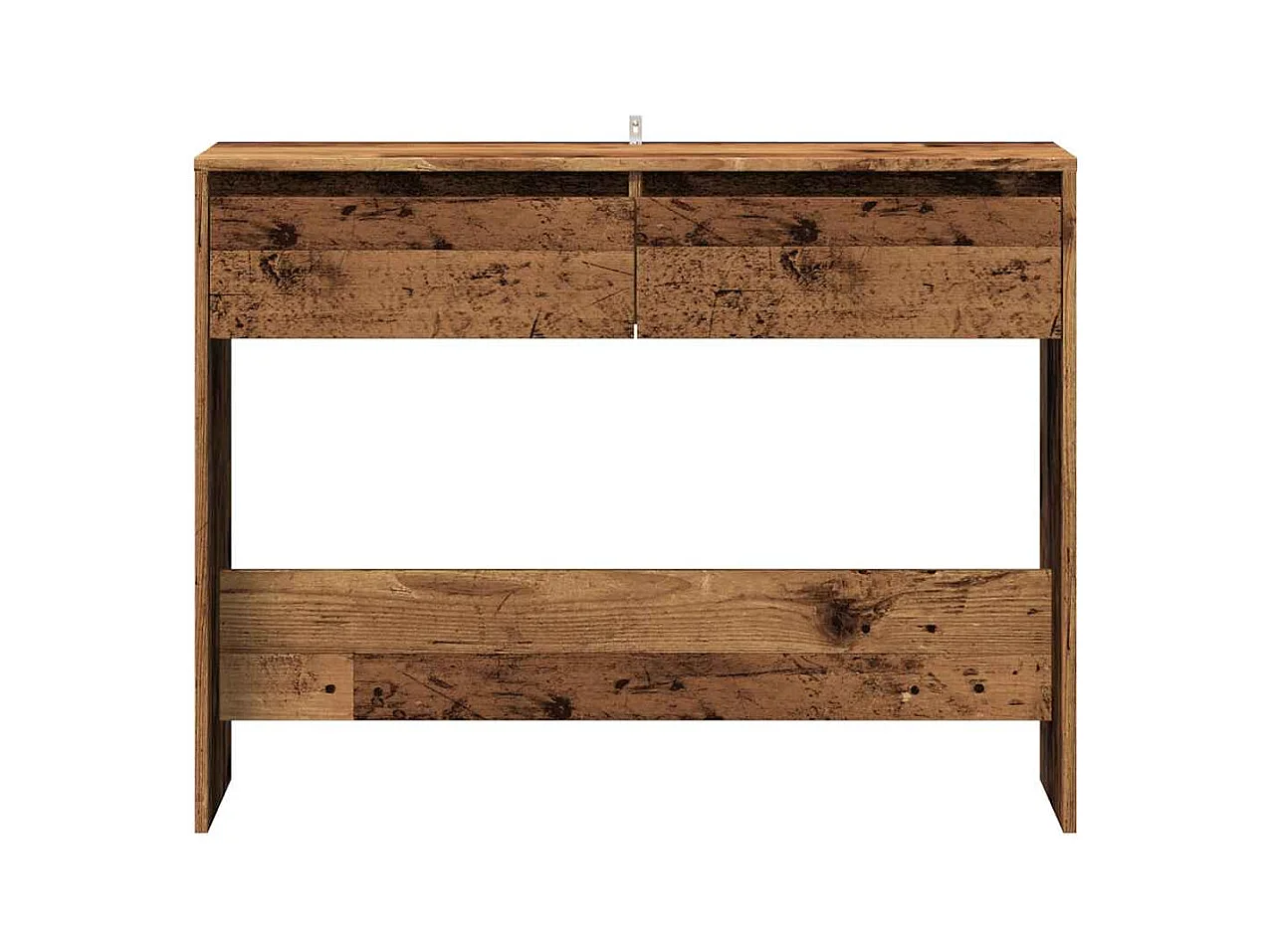 Table console vieux bois 100x35x76,5 cm bois d'ingénierie