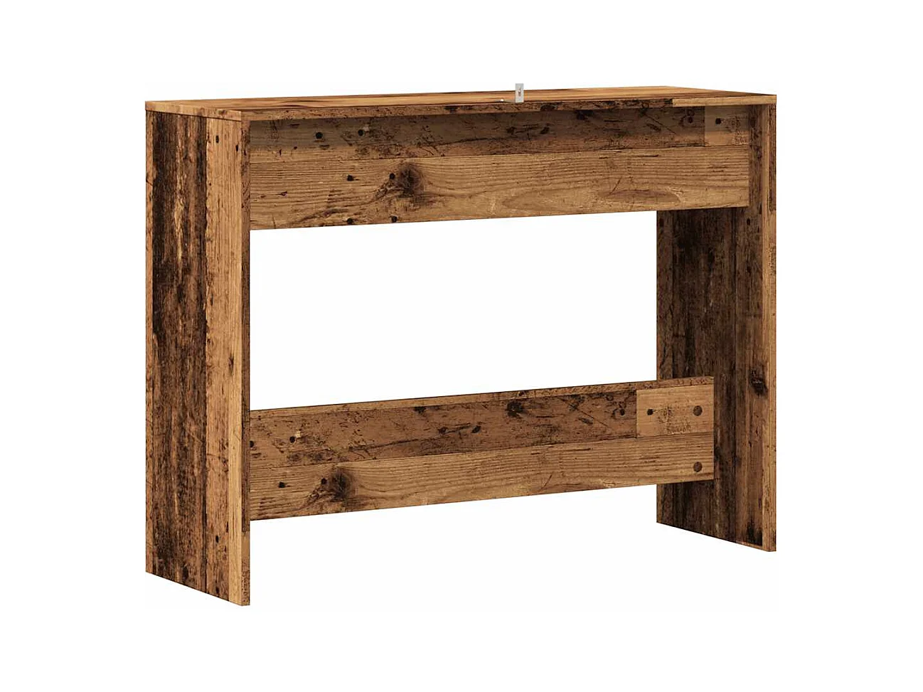 Table console vieux bois 100x35x76,5 cm bois d'ingénierie