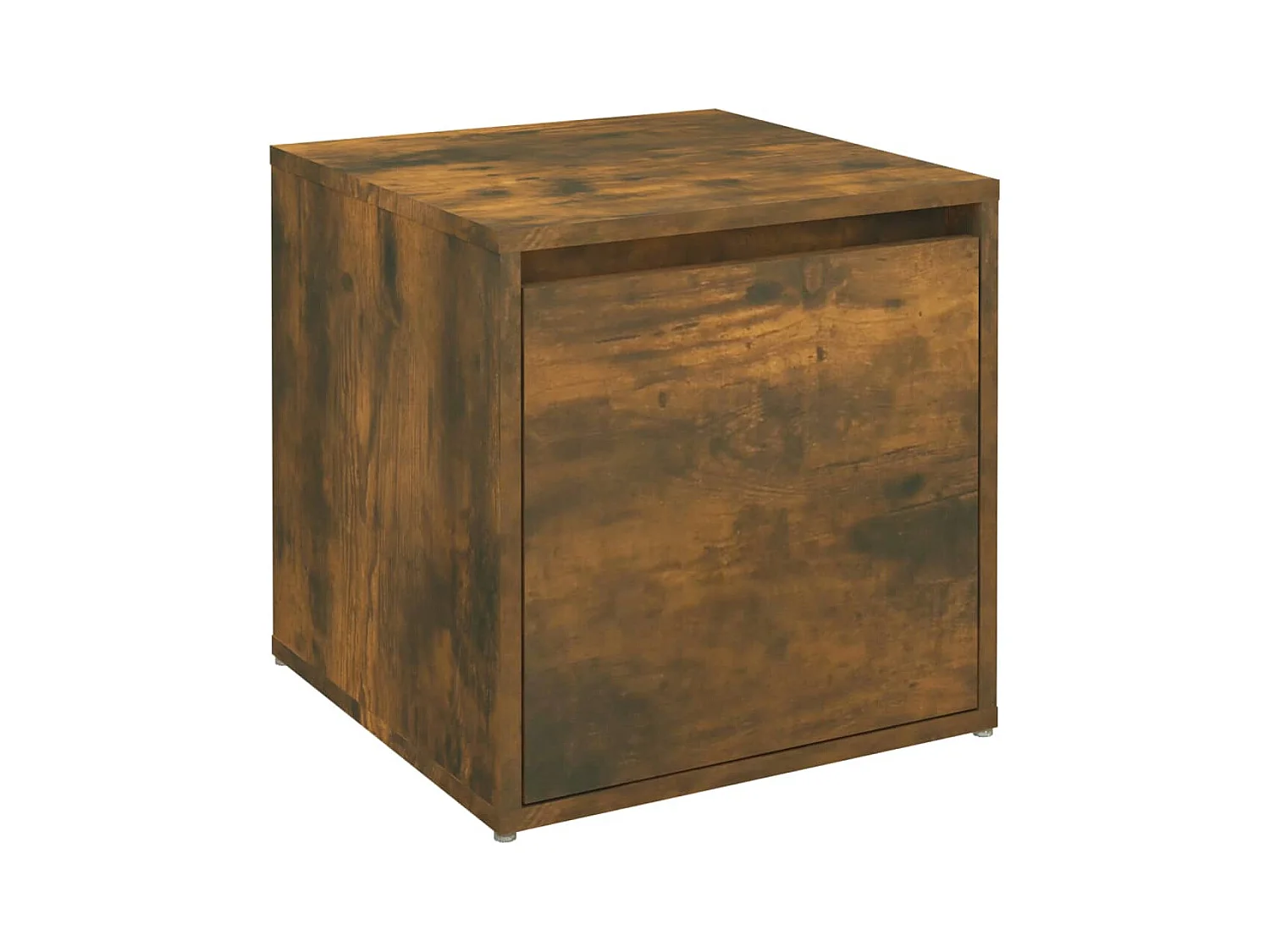 Ladekast Gerookt eikenhout 40,5x40x40 cm Technisch hout