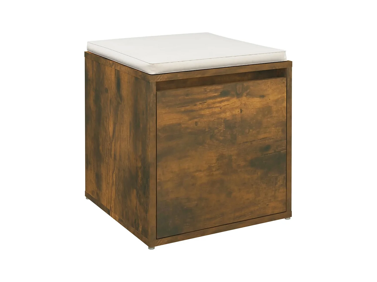 Ladekast Gerookt eikenhout 40,5x40x40 cm Technisch hout