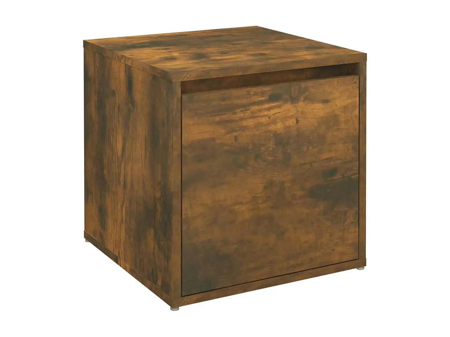 Tiroir boîte Chêne fumé 40,5x40x40 cm Bois d'ingénierie