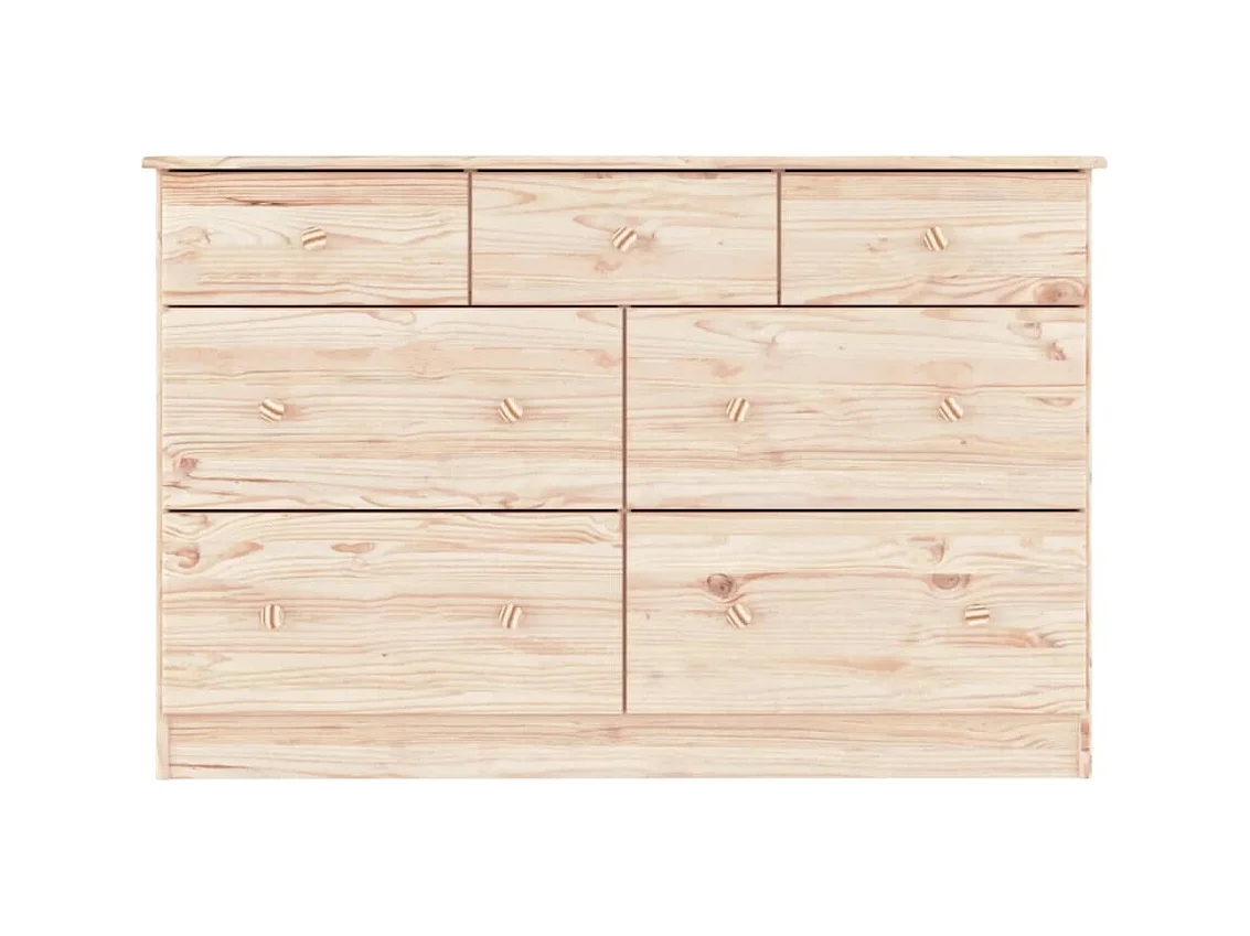 ladekast 112x35x73 cm massief grenenhout