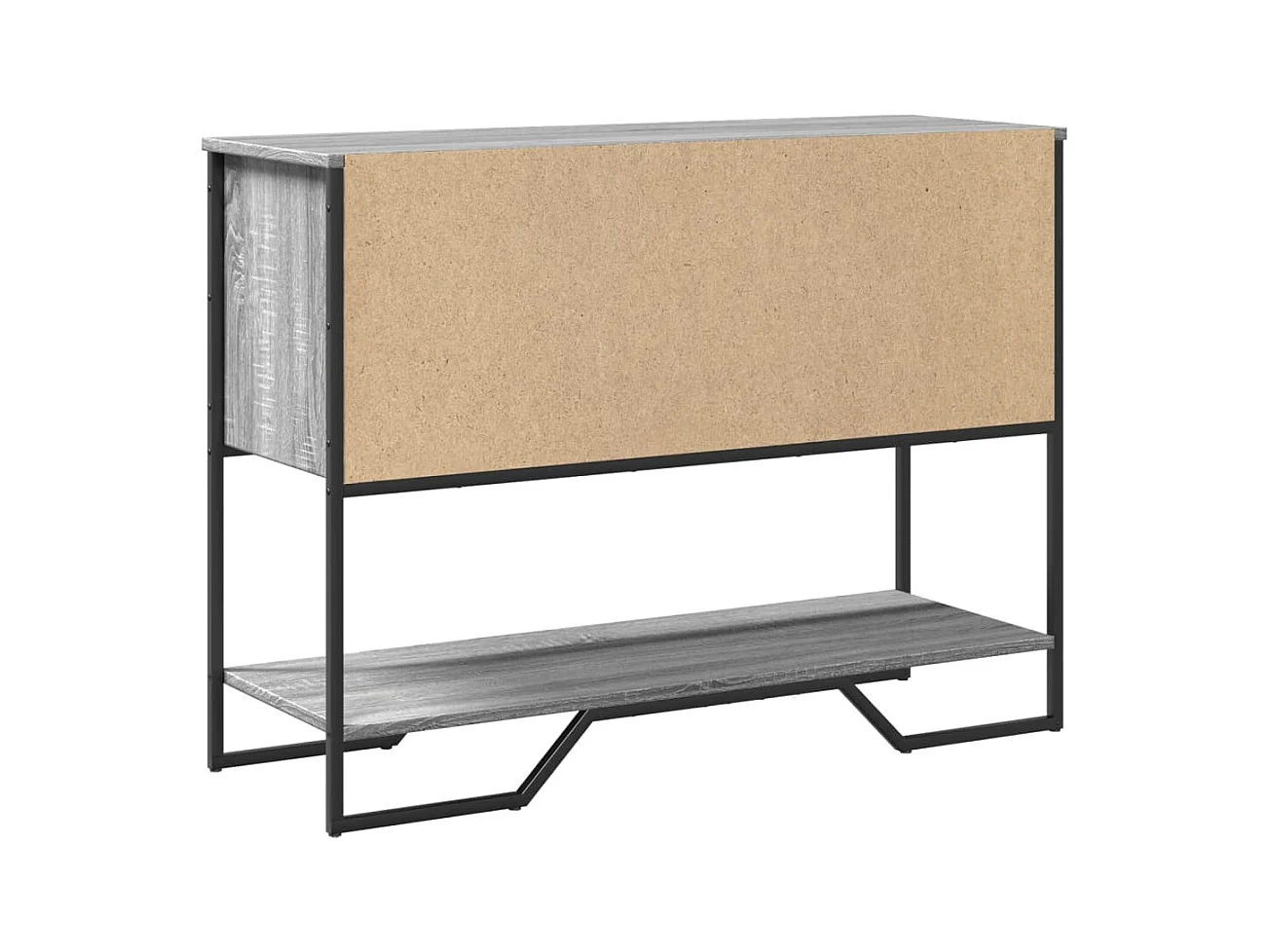 Sonoma grijze consoletafel 100x35x74,5 cm bewerkt hout