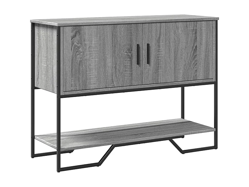 Consolle Sonoma grigio 100x35x74,5 cm in legno ingegnerizzato