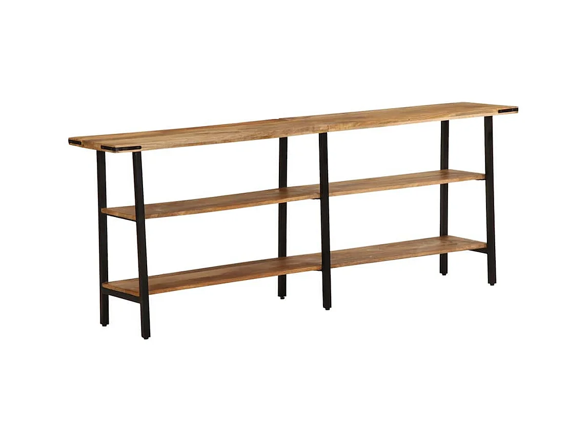 Table console 180x35x70 cm bois de manguier massif