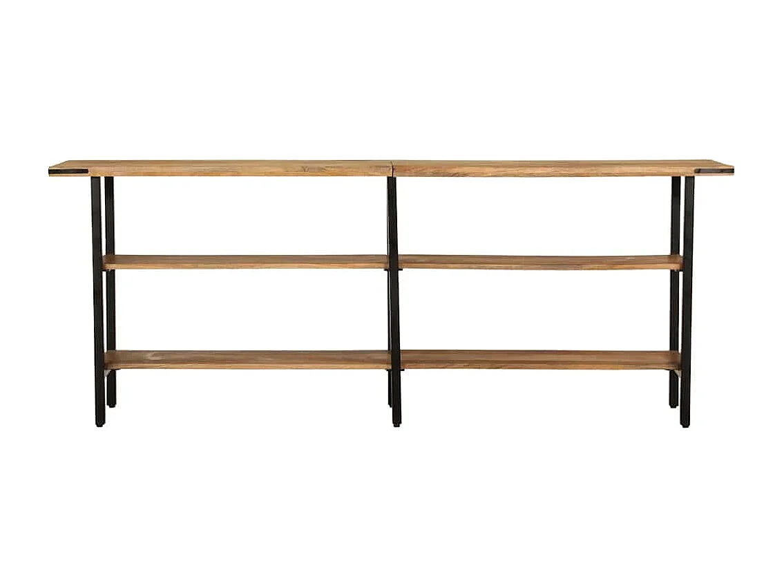 Table console 180x35x70 cm bois de manguier massif