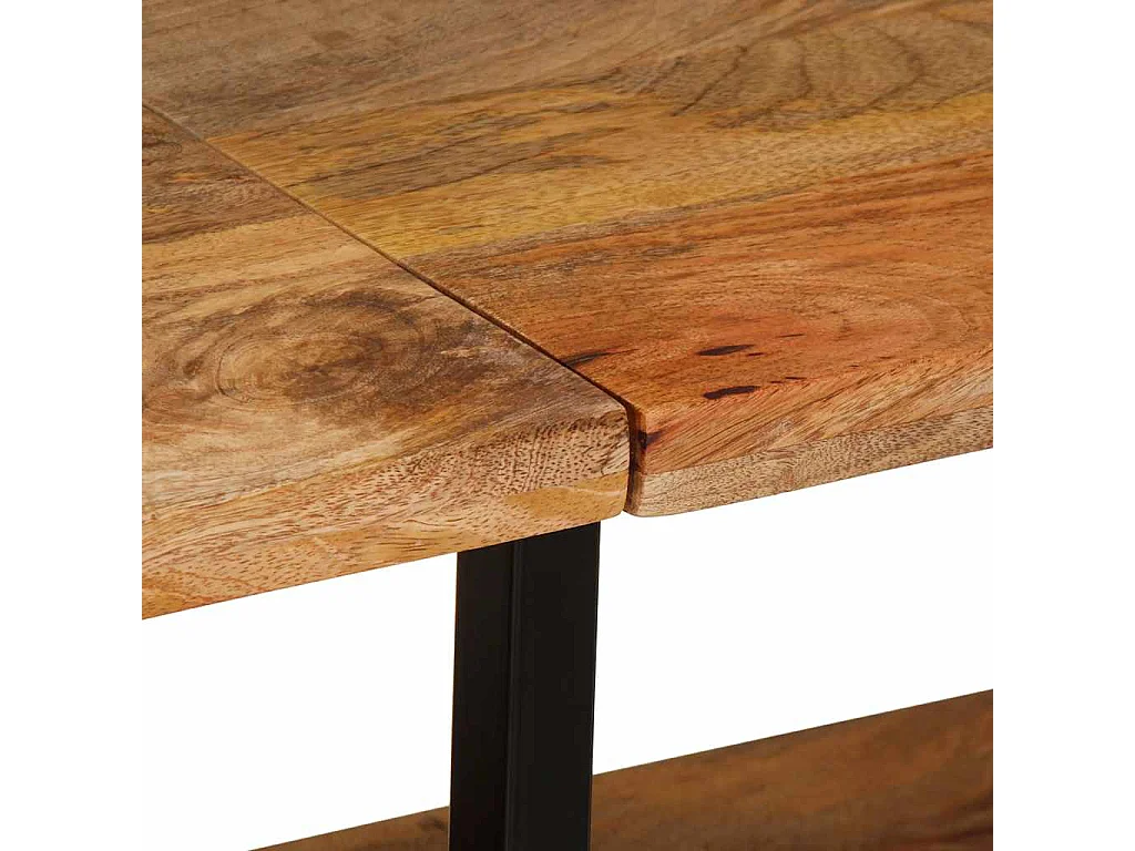 Table console 180x35x70 cm bois de manguier massif
