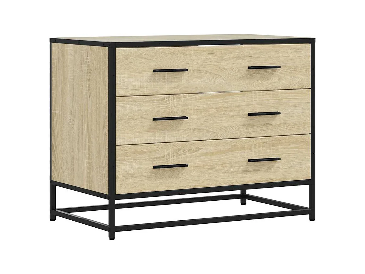 Sonoma eiken ladekast 70x41x56 cm bewerkt hout