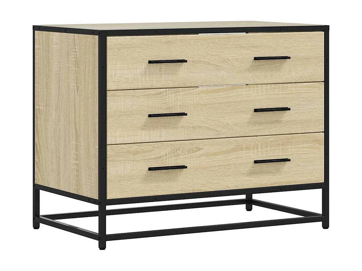 Commode chêne sonoma 70x41x56 cm bois d'ingénierie