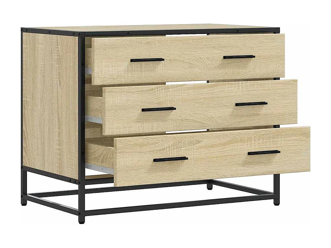 Commode chêne sonoma 70x41x56 cm bois d'ingénierie