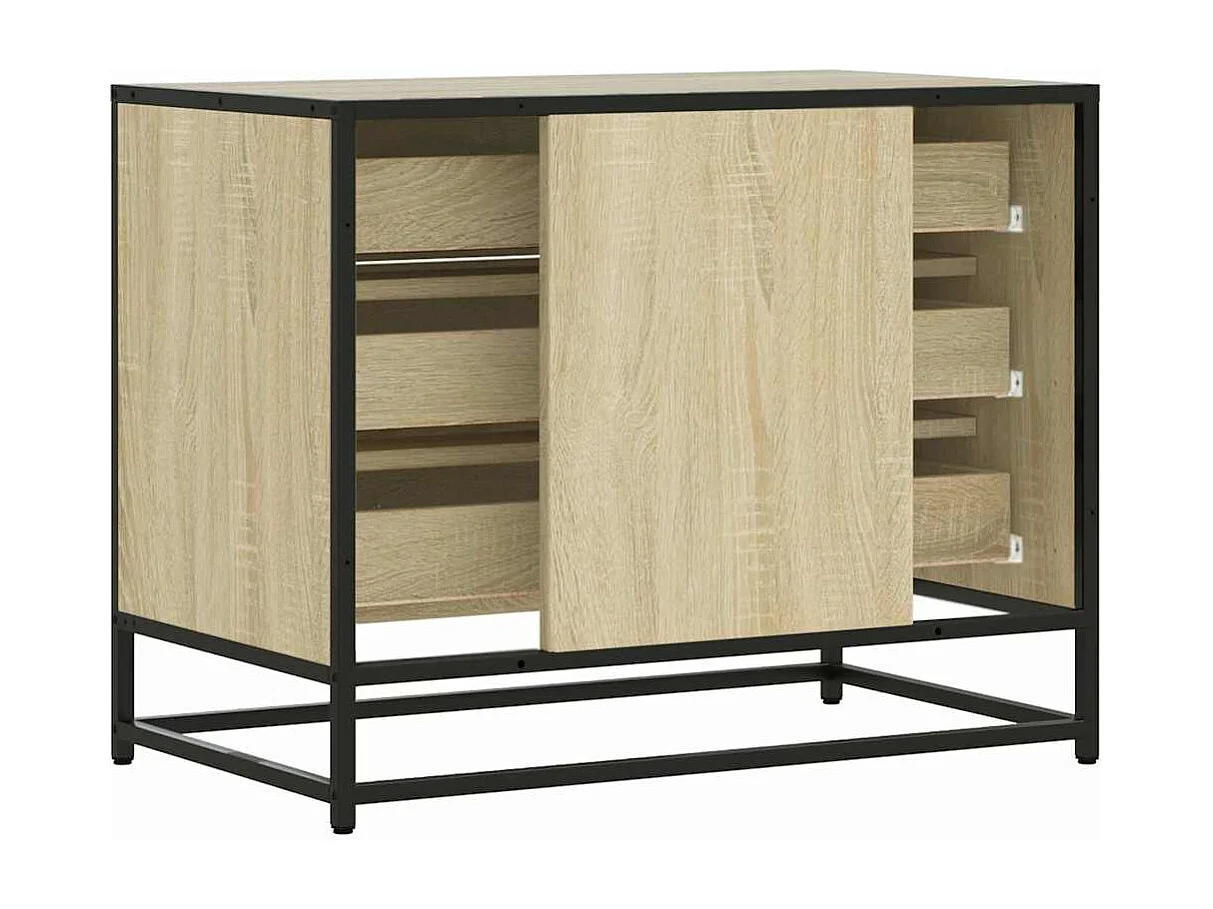 Commode chêne sonoma 70x41x56 cm bois d'ingénierie