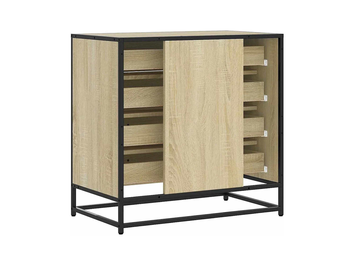 Cassettiera in rovere Sonoma 70x41x70 cm in legno ingegnerizzato