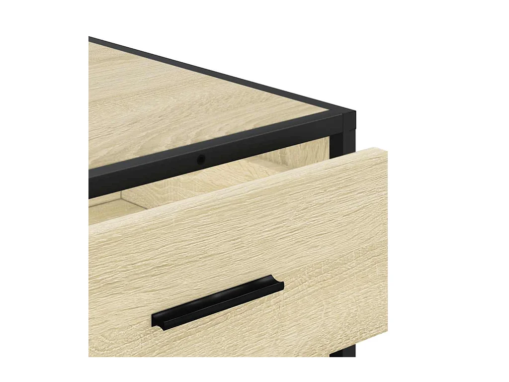 Cassettiera in rovere Sonoma 70x41x70 cm in legno ingegnerizzato