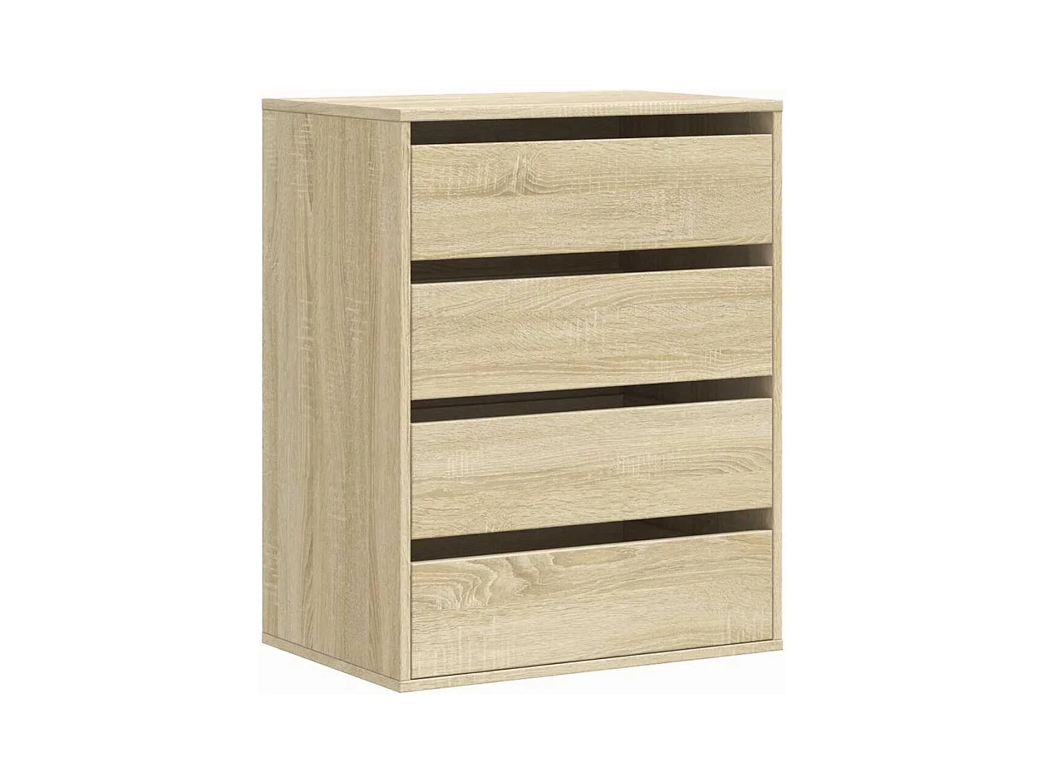 Cómoda esquinera de roble Sonoma 60x41x76 cm madera de ingeniería