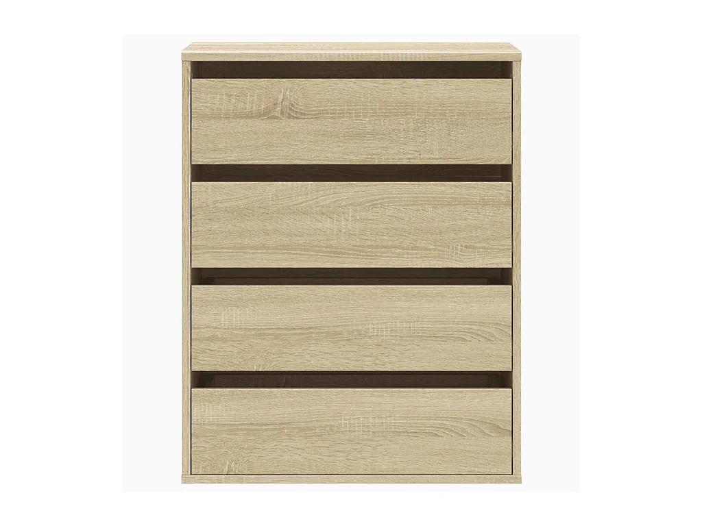 Cómoda esquinera de roble Sonoma 60x41x76 cm madera de ingeniería