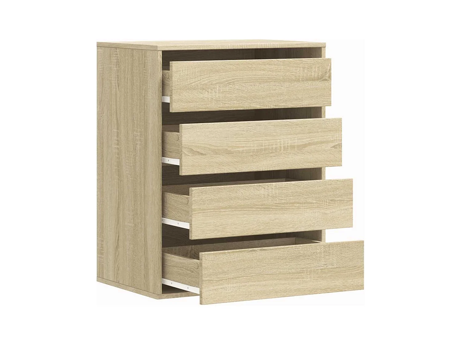 Cómoda esquinera de roble Sonoma 60x41x76 cm madera de ingeniería