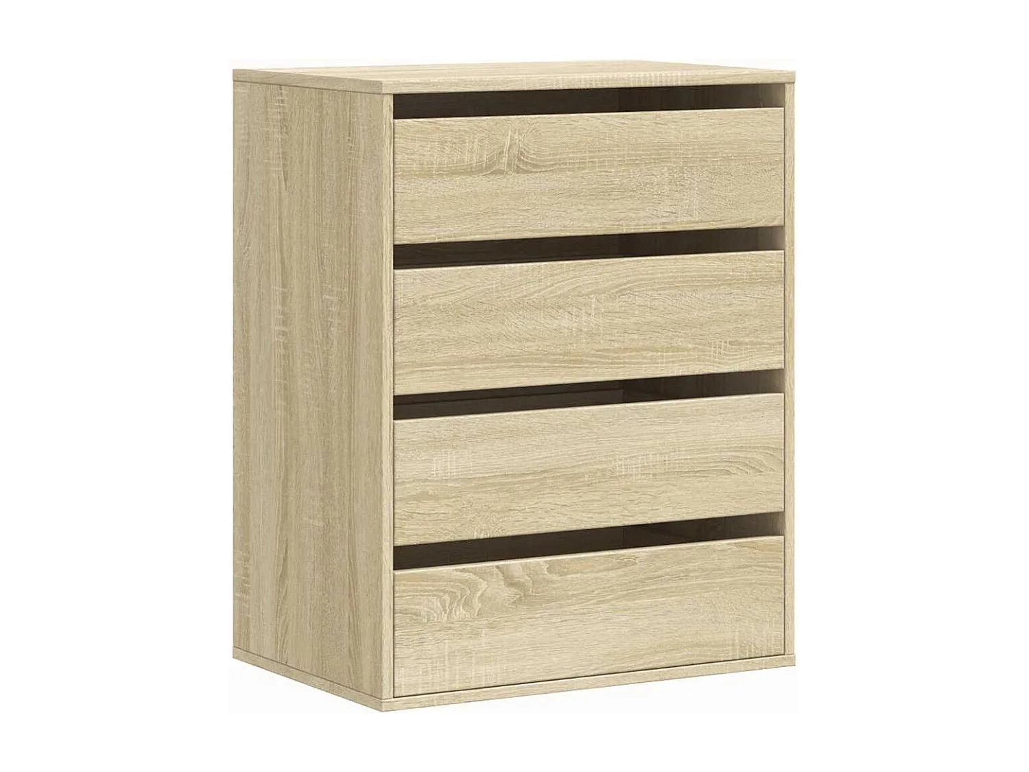 Commode d'angle chêne sonoma 60x41x76 cm bois d'ingénierie