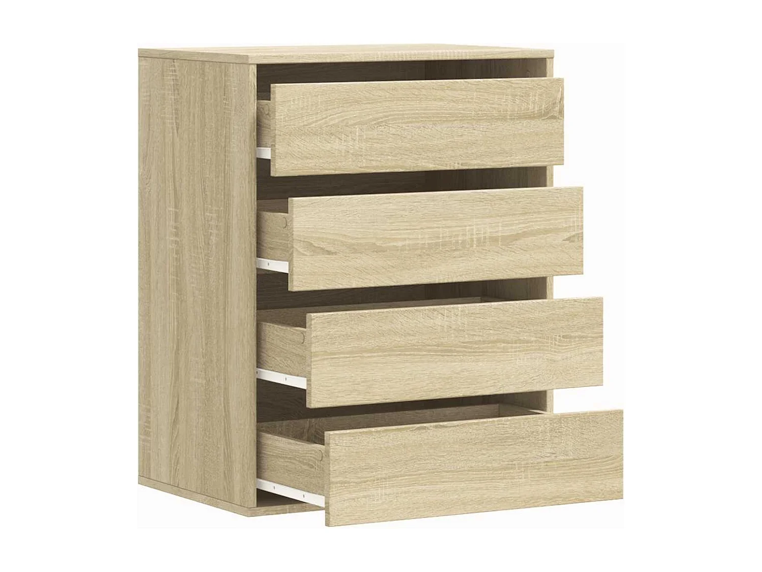 Commode d'angle chêne sonoma 60x41x76 cm bois d'ingénierie