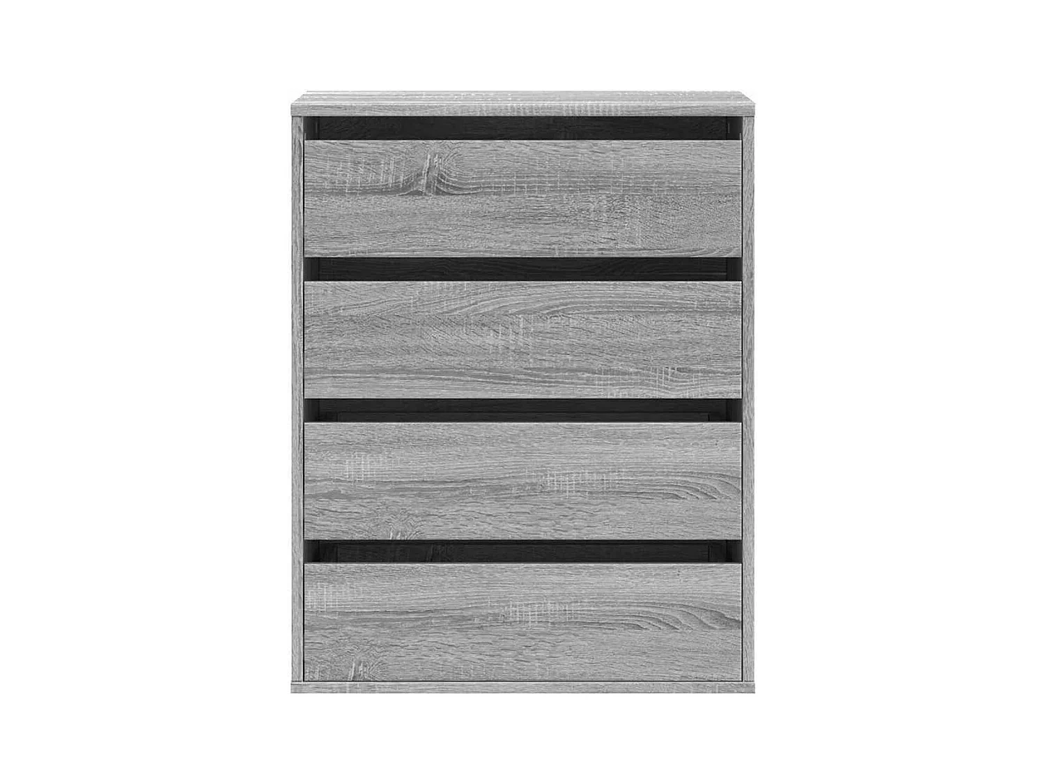 Cómoda esquinera gris Sonoma 60x41x76 cm madera de ingeniería