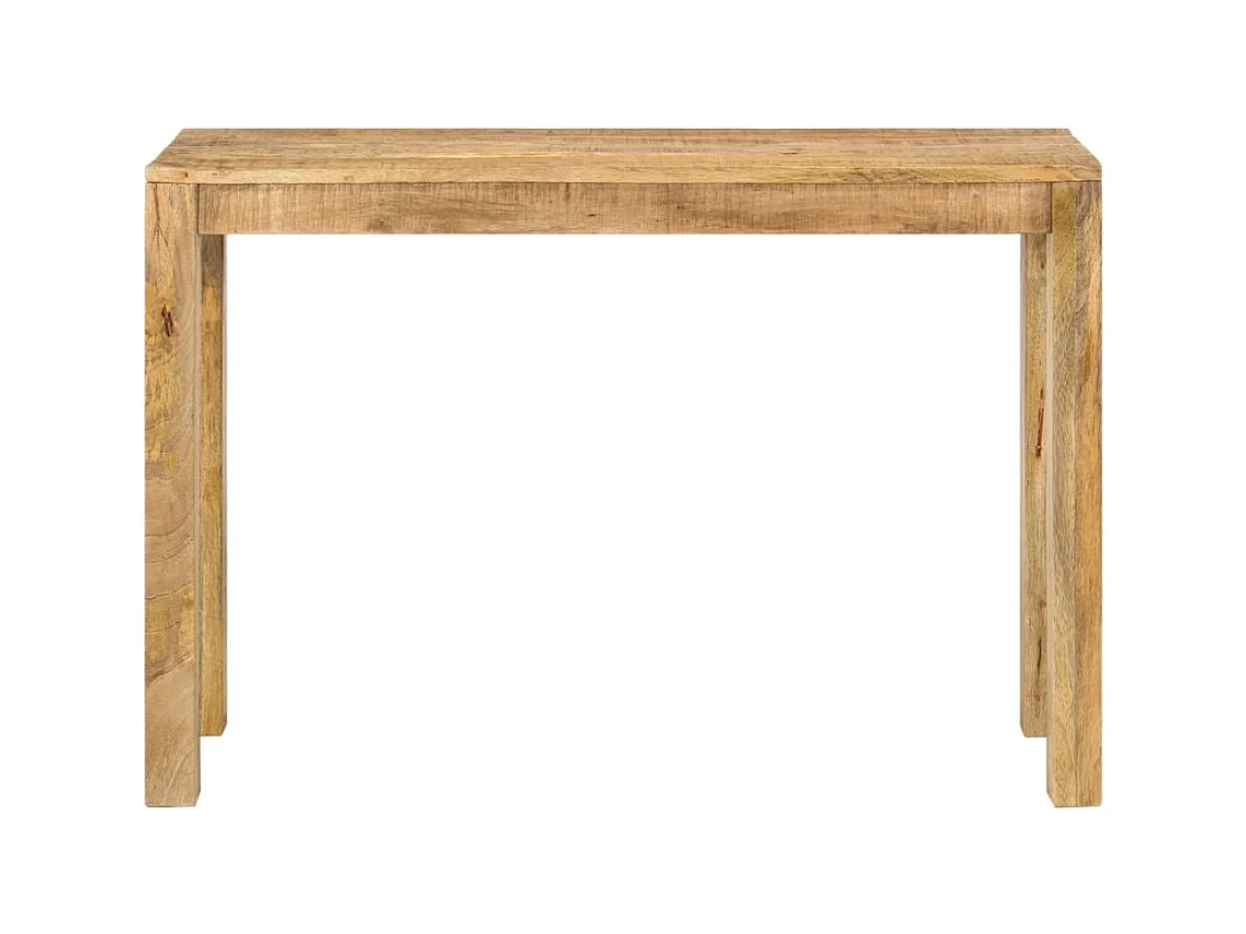 Table console 110x35x76 cm Bois de manguier brut