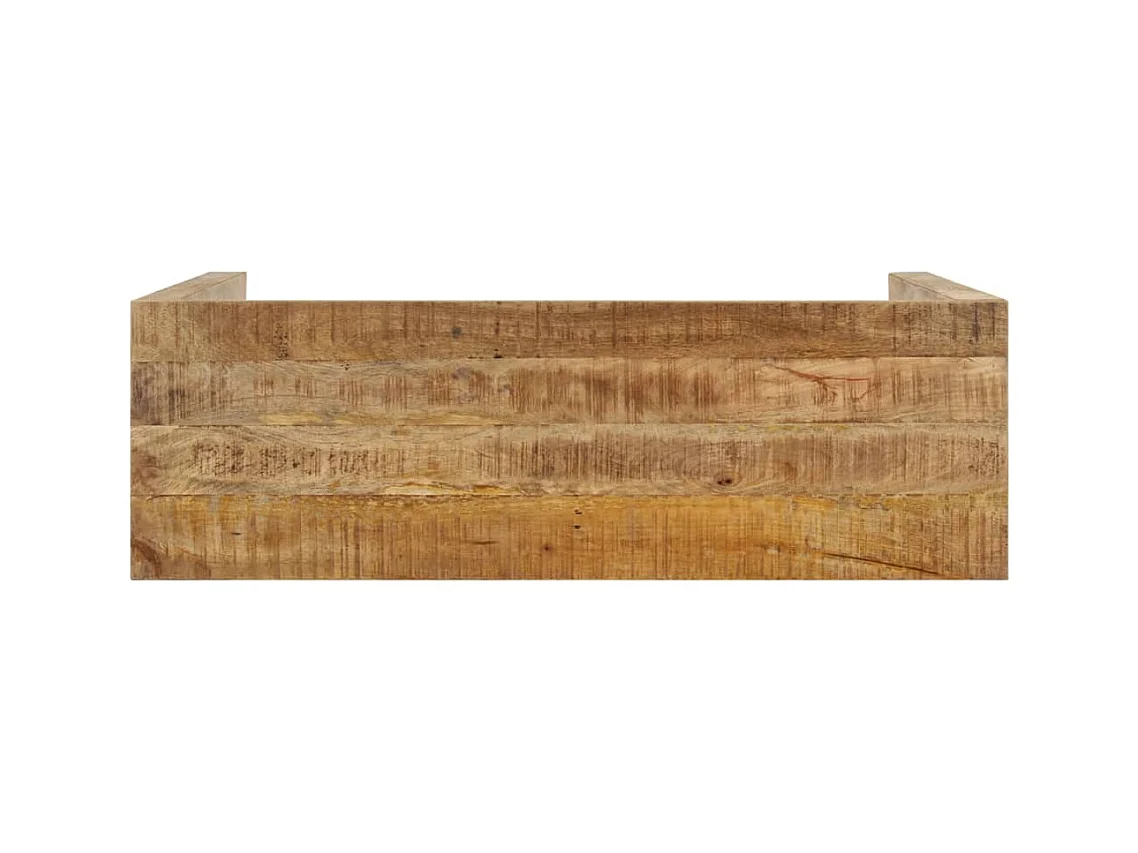 Table console 110x35x76 cm Bois de manguier brut