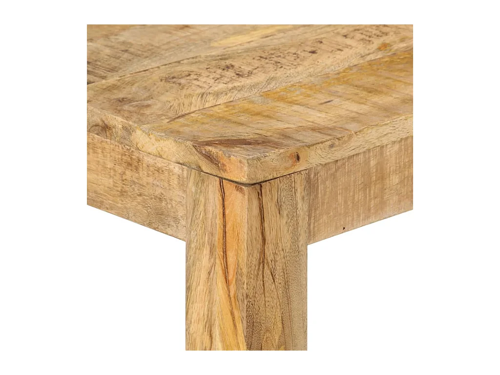 Table console 110x35x76 cm Bois de manguier brut