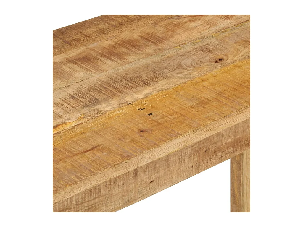Table console 110x35x76 cm Bois de manguier brut